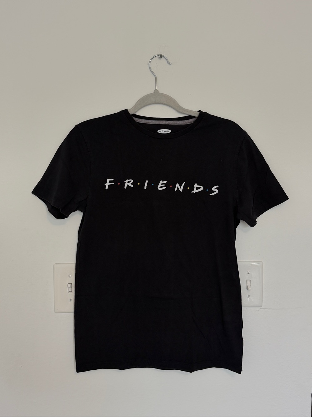 Old Navy Black 'FRIENDS' Logo Short Sleeve Tee